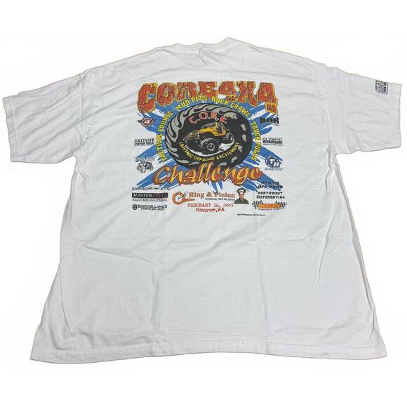 Other - 2003 Core4x4 Challenge Off Road Truck Event Graphic Tee White XL